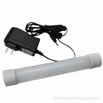 DC-DC Power Supply Mini Rechargeable LED Tube with 100 to 240V AC Input Voltage